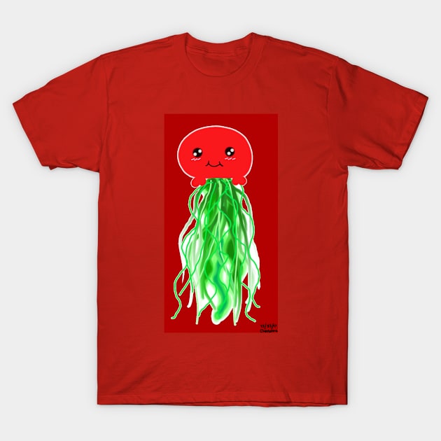 sweet as a cherry jellyfish T-Shirt by cheygrl1996